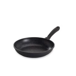 Poêle Fonte D’aluminium Revêtement Anti-adhérent Effet Pierre 24 Cm