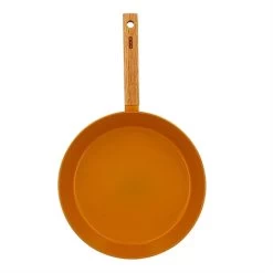 Poêle Ector Induction Aluminium Revêtu Manche En Bois 28 Cm Jaune -Magasin De Fournitures De Cuisine À Domicile 108007 1 1 Poele Ector induction aluminium revetu manche en bois 28 cm jaune Ogo