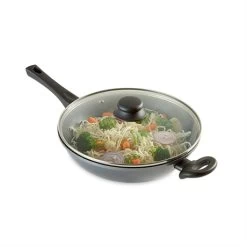 Wok Et Couvercle Revêtement Dur Comme La Pierre 28 Cm -Magasin De Fournitures De Cuisine À Domicile 10833 2 2 Wok et couvercle revetement Dur comme la pierre 28 cm Mathon