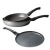 Lot 3 Pièces - 2 Poêles 24 Et 28 Cm Et Une Crêpière Avec Revêtement Dur Comme La Pierre 2 Lot 3 Pièces - 2 Poêles 24 Et 28 Cm Et Une Crêpière Avec Revêtement Dur Comme La Pierre -Magasin De Fournitures De Cuisine À Domicile 10940 0 1 Lot 3 pieces 2 poeles 24 et 28 cm et une Crepiere avec revetement Dur comme la pierre Mathon