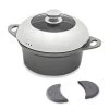 Lot Faitout Dur Comme La Pierre 24 Cm Et 2 Maniques En Silicone -Magasin De Fournitures De Cuisine À Domicile 111083 0 1 Lot faitout Dur comme la pierre 24 cm et 2 maniques en silicone Mathon
