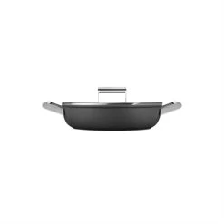 Smeg Sauteuse Aluminium Antiadhésive 28 Cm Noir Mat Avec Couvercle En Verre Trempé -Magasin De Fournitures De Cuisine À Domicile 112002 2 1 Sauteuse aluminium antiadhesive 28 cm noir mat avec couvercle en verre trempe Smeg