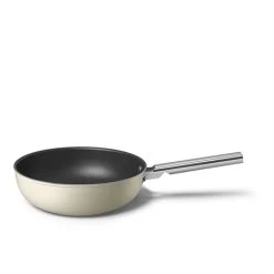Smeg Wok Aluminium Antiadhésif 30 Cm Crème Mat 9 Smeg Wok Aluminium Antiadhésif 30 Cm Crème Mat -Magasin De Fournitures De Cuisine À Domicile 116001 3 2 Wok aluminium antiadhesif 30 cm creme mat Smeg