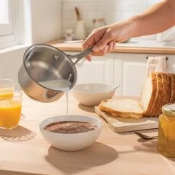 Lot Petite Casserole Inox 12 Cm Et Bol Bain-marie Inox 14 Cm Avec Poignée Longue -Magasin De Fournitures De Cuisine À Domicile 119022 3 4 Lot petite casserole inox 12 cm et bol bain marie inox 14 cm avec poignee longue Mathon