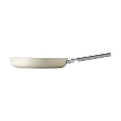 Smeg Poêle Aluminium Antiadhésive 30 Cm Crème Mat -Magasin De Fournitures De Cuisine À Domicile 131023 2 1 Poele aluminium antiadhesive 30 cm creme mat Smeg