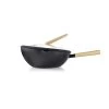 Ibili Wok Aluminium Antiadhésif Avec Couvercle 30 Cm -Magasin De Fournitures De Cuisine À Domicile 131033 0 2 Wok aluminium antiadhesif avec couvercle 30 cm Ibili
