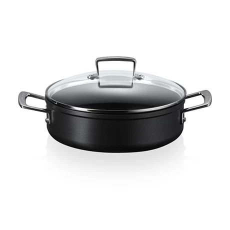 Le Creuset Sauteuse Rondeau Anti-adhérente Les Forgées 30 Cm Et Couvercle En Verre 3 Le Creuset Sauteuse Rondeau Anti-adhérente Les Forgées 30 Cm Et Couvercle En Verre