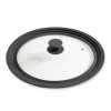 Couvercle En Verre Et Silicone Noir Multidiamètres 28, 30 Et 32 Cm -Magasin De Fournitures De Cuisine À Domicile 147001 0 1 Couvercle en verre et silicone noir multidiametres 28 30 et 32 cm Mathon