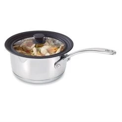 Couvercle En Verre Et Silicone Noir Multidiamètres 16, 18 Et 20 Cm -Magasin De Fournitures De Cuisine À Domicile 14779 2 3 Couvercle en verre et silicone noir multidiametres 16 18 et 20 cm Mathon