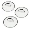 Lot 3 Couvercles En Verre Excell'Inox 16, 18 Et 20 Cm 1 Lot 3 Couvercles En Verre Excell'Inox 16, 18 Et 20 Cm -Magasin De Fournitures De Cuisine À Domicile 14908 0 3 Lot 3 Couvercles en verre Excell Inox 16 18 et 20 cm Mathon