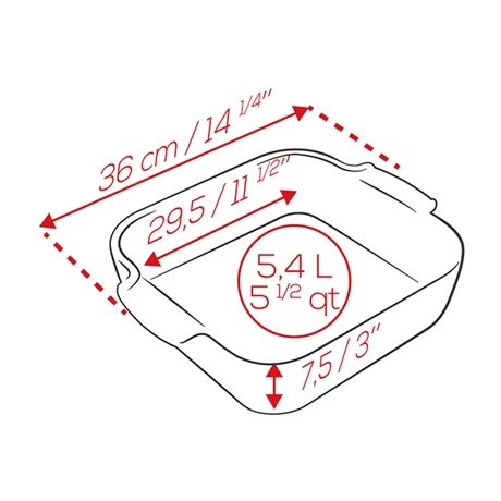 Peugeot Plat Four Carré Céramique Bleu 36 Cm 6 Peugeot Plat Four Carré Céramique Bleu 36 Cm – Image 4