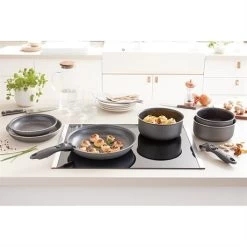 Set 3 Poêles Anti-adhésives Effet Pierre Et Manche Amovible 10 Set 3 Poêles Anti-adhésives Effet Pierre Et Manche Amovible -Magasin De Fournitures De Cuisine À Domicile 20211 3 4 Set 3 poeles anti adhesives Effet Pierre et manche amovible Mathon