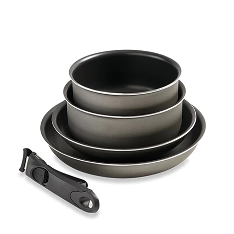 Set 2 Poêles Et 2 Casseroles Anti-adhésives Délice Et Manche Amovible 6 Set 2 Poêles Et 2 Casseroles Anti-adhésives Délice Et Manche Amovible – Image 4
