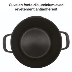 Cocotte Légère Ronde En Fonte D'aluminium 28 Cm 6,7 L Coloris Noir 11 Cocotte Légère Ronde En Fonte D'aluminium 28 Cm 6,7 L Coloris Noir -Magasin De Fournitures De Cuisine À Domicile 203001 4 9 Cocotte legere ronde en fonte d aluminium 28 cm 6 7 L coloris noir Mathon