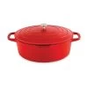 Cocotte Légère Ovale En Fonte D’aluminium 32 Cm 6,5 L Rouge