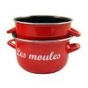 Marmite à Moules Acier émaillé 18 Cm Rouge 2 Marmite à Moules Acier émaillé 18 Cm Rouge -Magasin De Fournitures De Cuisine À Domicile 20363 0 1 Marmite a moules acier emaille 18 cm rouge Baumalu