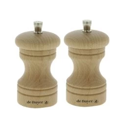 De Buyer Set Moulins à Poivre Et à Sel Paso 10 Cm