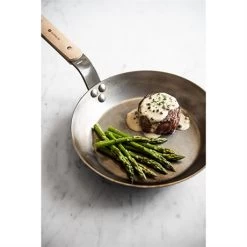 De Buyer Poêle Minéral B Bois 28 Cm -Magasin De Fournitures De Cuisine À Domicile 211015 2 1 Poele Mineral B Bois 28 cm De Buyer