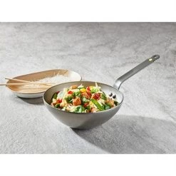 De Buyer Wok Minéral B 28 Cm -Magasin De Fournitures De Cuisine À Domicile 211023 2 1 Wok Mineral B 28 cm De Buyer