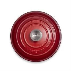 Le Creuset Cocotte Fonte Rond 26 Cm Cerise -Magasin De Fournitures De Cuisine À Domicile 213184 1 3 Cocotte fonte rond 26 cm cerise Le Creuset