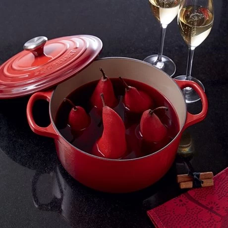 Le Creuset Cocotte Fonte Rond 20 Cm Cerise 4 Le Creuset Cocotte Fonte Rond 20 Cm Cerise – Image 2