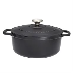 Cocotte Sublime Fonte Rond 4 L 24 Cm Noir