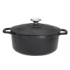 Cocotte Sublime Fonte Rond 6,1 L 28 Cm Noir -Magasin De Fournitures De Cuisine À Domicile 213235 0 3 Cocotte Sublime fonte rond 6 1 L 28 cm noir Chasseur