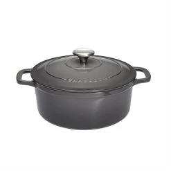 Cocotte Sublime Fonte Rond 6,1 L 28 Cm Grise