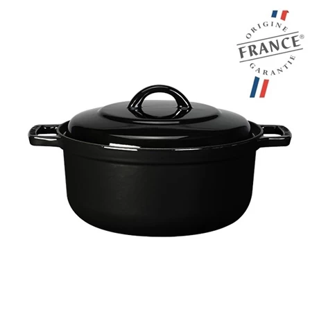 Invicta Cocotte Bistrot Noir 2 à 4 Personnes 20 Cm 5 Invicta Cocotte Bistrot Noir 2 à 4 Personnes 20 Cm – Image 3