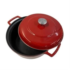 Invicta Cocotte Bistrot Rouge 28 Cm 7 Invicta Cocotte Bistrot Rouge 28 Cm -Magasin De Fournitures De Cuisine À Domicile 213264 1 2 Cocotte Bistrot rouge 28 cm Invicta