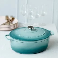 Cocotte Ovale Quartz 29 Cm -Magasin De Fournitures De Cuisine À Domicile 213265 2 1 Cocotte Ovale quartz 29 cm Chasseur