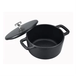 Mini Cocotte Ronde 10 Cm Black Design -Magasin De Fournitures De Cuisine À Domicile 213275 1 1 Mini cocotte ronde 10 cm Black Design Baumalu