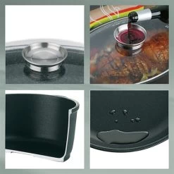 Cocotte à Braiser En Fonte D'aluminium Kerros 8 L -Magasin De Fournitures De Cuisine À Domicile 22302 3 2 Cocotte a braiser en fonte d aluminium Kerros 8 L Kela