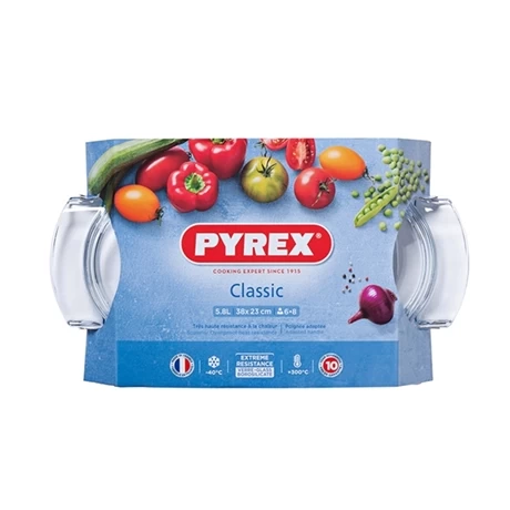 Cocotte Ovale En Verre 5,8 L Classic Pyrex 4 Cocotte Ovale En Verre 5,8 L Classic Pyrex – Image 2