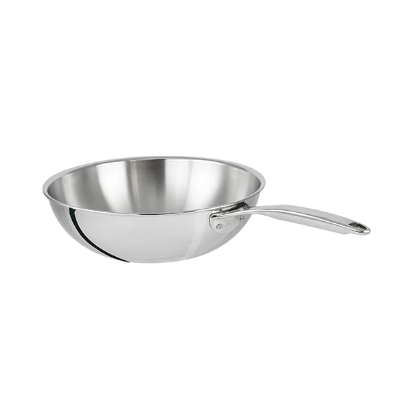 Wok 28 Cm Inox Castel'pro 3 Wok 28 Cm Inox Castel'pro