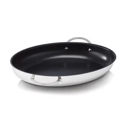 BEKA Poêle à Poisson Ovale 37,2 X 25 Cm