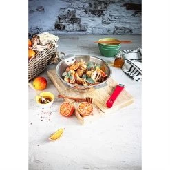 Wok Inox Casteline 28 Cm 9 Wok Inox Casteline 28 Cm -Magasin De Fournitures De Cuisine À Domicile 272019 3 3 Wok inox Casteline 28 cm Cristel