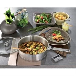 Sauteuse Inox Strate 28 Cm -Magasin De Fournitures De Cuisine À Domicile 272023 1 2 Sauteuse inox Strate 28 cm Cristel
