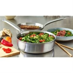 De Buyer Sauteuse Inox 28 Cm Alchimy -Magasin De Fournitures De Cuisine À Domicile 272036 3 3 Sauteuse inox 28 cm Alchimy De Buyer