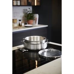 De Buyer Sauteuse Droite Inox Alchimy Loqy 24 Cm -Magasin De Fournitures De Cuisine À Domicile 272044 4 1 Sauteuse droite inox Alchimy Loqy 24 cm De Buyer