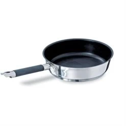 Sauteuse Antiadhésive Inox Et Couvercle Rapid Cook 24 Cm -Magasin De Fournitures De Cuisine À Domicile 27218 2 1 Sauteuse antiadhesive inox et couvercle Rapid Cook 24 cm Mathon