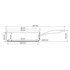 Sauteuse Antiadhérente Inox Excell'Inox 24 Cm -Magasin De Fournitures De Cuisine À Domicile 27279 4 5 Sauteuse antiadherente inox Excell Inox 24 cm Mathon