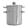Couscoussier En Inox 24 Cm 9 L -Magasin De Fournitures De Cuisine À Domicile 273070 0 2 Couscoussier en inox 24 cm 9 L Baumalu