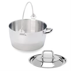 Magasin De Fournitures De Cuisine À Domicile 10 Lot Marmite à Crustacés Confiture 30 Cm Et Couvercle