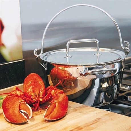 Lot Marmite à Crustacés Confiture 30 Cm Et Couvercle 4 Lot Marmite à Crustacés Confiture 30 Cm Et Couvercle – Image 2