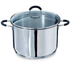 Marmite Haute En Inox 18 8 Avec Couvercle Rapid Cook 26 Cm 8,5 L