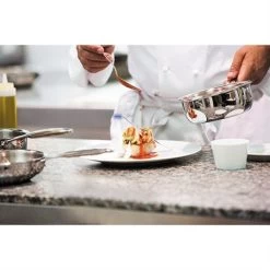 Casserole Inox Castel'Pro 16 Cm -Magasin De Fournitures De Cuisine À Domicile 274060 3 2 Casserole inox Castel Pro 16 cm Cristel