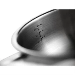 Casserole Inox Castel'Pro 18 Cm -Magasin De Fournitures De Cuisine À Domicile 274061 2 3 Casserole inox Castel Pro 18 cm Cristel