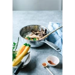 Casserole Inox Castel'Pro 20 Cm -Magasin De Fournitures De Cuisine À Domicile 274062 1 4 Casserole inox Castel Pro 20 cm Cristel