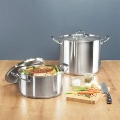 Faitout Inox Avec Couvercle Excell'inox 28 Cm 13,5 L -Magasin De Fournitures De Cuisine À Domicile 27663 2 2 Faitout inox avec couvercle Excell inox 28 cm 13 5 L Mathon